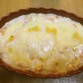 ゆいこ２１００'s cooksnap of when they made 豆腐キムチマヨグラタン.