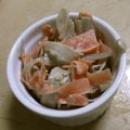 けんけんち's cooksnap of when they made ゴボウと人参のごまマヨサラダ.