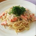天才えり☆'s cooksnap of when they made うまうま♡サーモンのクリームパスタ.