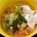 natsu720's cooksnap of when they made 生姜たっぷりのワンタンスープ.