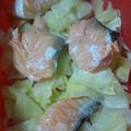 クック1PNL8C☆'s cooksnap of when they made 簡単☆鮭とキャベツのスチーマー蒸し.