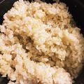 aki0204's cooksnap of when they made 土鍋直火炊き☆玄米の炊き方.