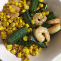 ゆっちゃーーーーん's cooksnap of when they made オクラとコーンのバターしょうゆ炒め.