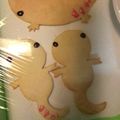 はっはちゃん's cooksnap of when they made 型が無かったら作っちゃおう♪恐竜クッキー.