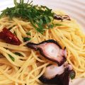 ことえ・∀・'s cooksnap of when they made たこと大葉の簡単ペペロンチーノ.