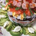 siawase☆'s cooksnap of when they made お寿司ケーキ☆.
