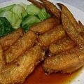 男の子4人のママもっち's cooksnap of when they made 超簡単☆名古屋風手羽先☆.