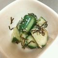 precious☆'s cooksnap of when they made ☆きゅうりの塩昆布和え☆.