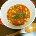 ふうた３３５'s cooksnap of when they made 簡単☆トマトジュースでミネストローネ.
