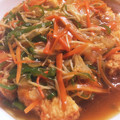 まゆみちーの's cooksnap of when they made 鶏胸肉とえのきの和風☆野菜あんかけ.
