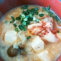清ちゃん0430's cooksnap of when they made 私のアカン飯☆キムチ味噌汁ご飯.