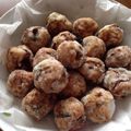 yu921's cooksnap of when they made 【塩だけで！】里芋とネギの揚げ団子.