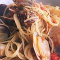 TroyE's cooksnap of when they made 簡単！あさりのトマトパスタ〜.