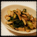 うさこ02's cooksnap of when they made 簡単！小松菜と豚肉オイスター炒め.