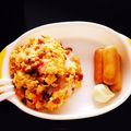 wanya028's cooksnap of when they made 簡単☆納豆天津飯.