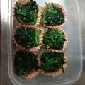 っjもmうyおおおお's cooksnap of when they made お弁当に！ごま和え☆３兄弟.