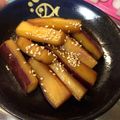 コロすけ☆'s cooksnap of when they made 【レポ20】大学芋もどき。.