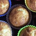 kajimimi's cooksnap of when they made バナナとホワイトチョコのマフィン.