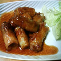 くぅ♪'s cooksnap of when they made 白ねぎの豚バラまきまき☆簡単☆.