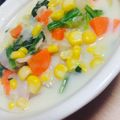 こあらっちさん's cooksnap of when they made ほうれん草☆ほうれん草のなめらかシチュー.