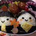 べびみーた's cooksnap of when they made キャラ弁★おひなさまひなまつりお雛様.