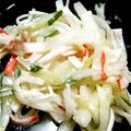 crystaI's cooksnap of when they made 大根とカニカマのレモンマヨサラダ.