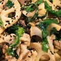 ★ＴＯＭＯ☆'s cooksnap of when they made 簡単☆豚コマ肉とレンコンニラ炒め☆.