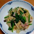 いつも、にこちゃん☆'s cooksnap of when they made バター風味♡和風パスタ.