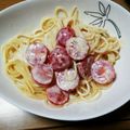 えんたろちゃん's cooksnap of when they made トマトと明太子の冷製パスタ.