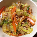 foglia5655's cooksnap of when they made 白菜とひき肉の炒め物.