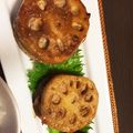 まんまるりお's cooksnap of when they made 蓮根の挽肉挟み焼き～１ボールで簡単～甘辛.