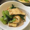 pukiぷき's cooksnap of when they made チンゲン菜と油揚げのめんつゆ煮.
