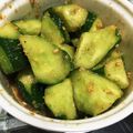 ひろみ。's cooksnap of when they made 【お弁当・おつまみ】胡瓜のラー油ごま和え.