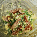 ナッツ386's cooksnap of when they made 豆苗とウインナーのマヨサラダ☆.