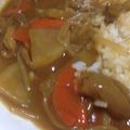 ズボラな新米主婦's cooksnap of when they made もつ煮込みの材料でモツ✩カレー.