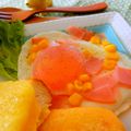なっち船長's cooksnap of when they made うちのコーンハムエッグ.
