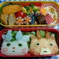 こますけママ's cooksnap of when they made ＊コマさんコマじろう弁当＊.