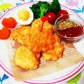 RiNma＊'s cooksnap of when they made 手摑み離乳食OK !柔らかお豆腐ナゲット.