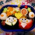☆Shoot☆'s cooksnap of when they made 簡単！可愛い♪キャラ弁当♪ひな祭りだよ♪.