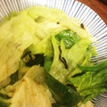 RYK1205's cooksnap of when they made ほうれん草とレタスの和風サラダ☆.