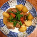 ローマンホリデー's cooksnap of when they made 鶏スティックとじゃが芋の中華風煮込み.