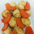 みゆう323's cooksnap of when they made 鶏団子とにんじんの早煮物.