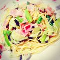 leon0517's cooksnap of when they made ルクエで簡単！絶品☆和風味噌マヨパスタ.