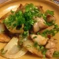 miumiuymym's cooksnap of when they made レンコンとむね肉のマヨぽん炒め.