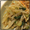 Qookoocoo's cooksnap of when they made 野菜であと一品！青梗菜ともやしの茹で浸し.