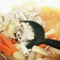 はにぷー's cooksnap of when they made 肉じゃがの冬版!大根と豚の甘辛煮♡.
