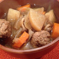 moccharera's cooksnap of when they made 大根しみしみとろとろ！ひき肉大根♪.