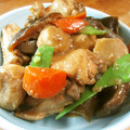 たよたひママ's cooksnap of when they made 鶏手羽と野菜の煮物　黒糖使用。.