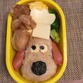 pisang128's cooksnap of when they made キャラ弁✿グルミット弁当.
