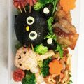 ブルージェル's cooksnap of when they made 幼稚園お弁当*猫*キャラ弁.